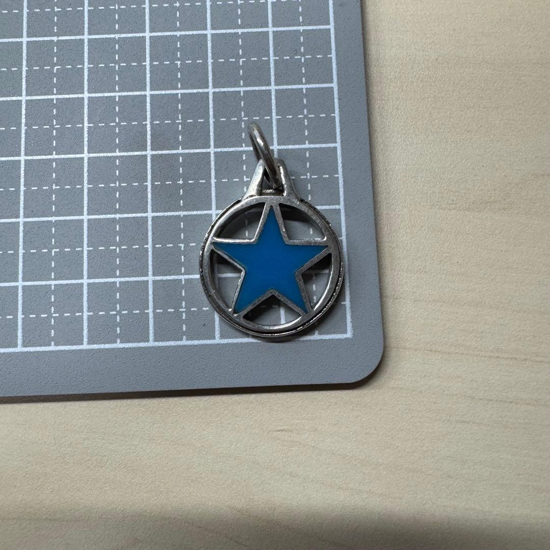 【星型 silver925】ターコイズ ネックレストップ