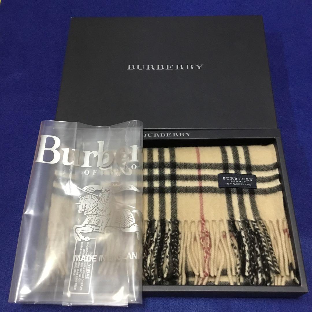 バーバリー マフラー　ショール　ベージュ
