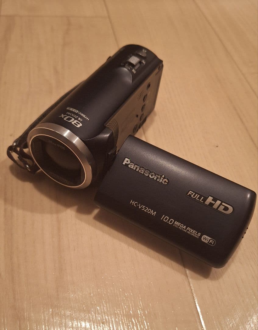 PanasonicHC-V520M FULLHD ビデオカメラ/ネイビーブラック