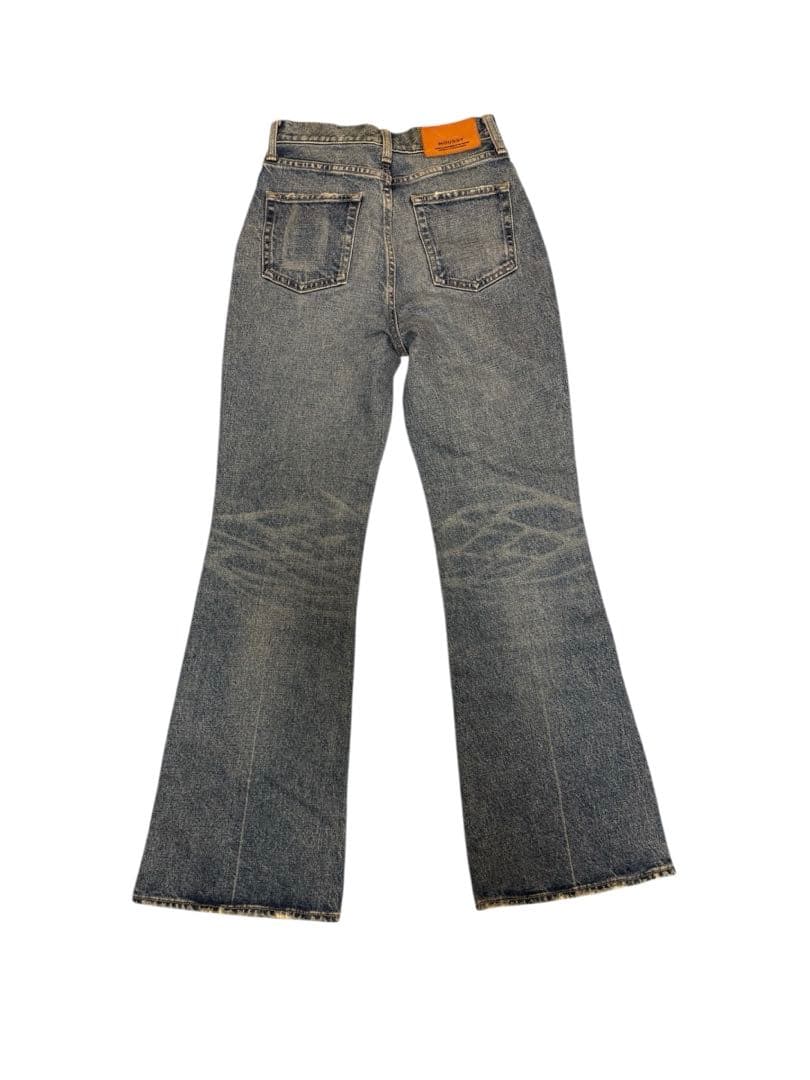 【美品】MOUSSY MVS FLARE 25インチ　フレアデニム