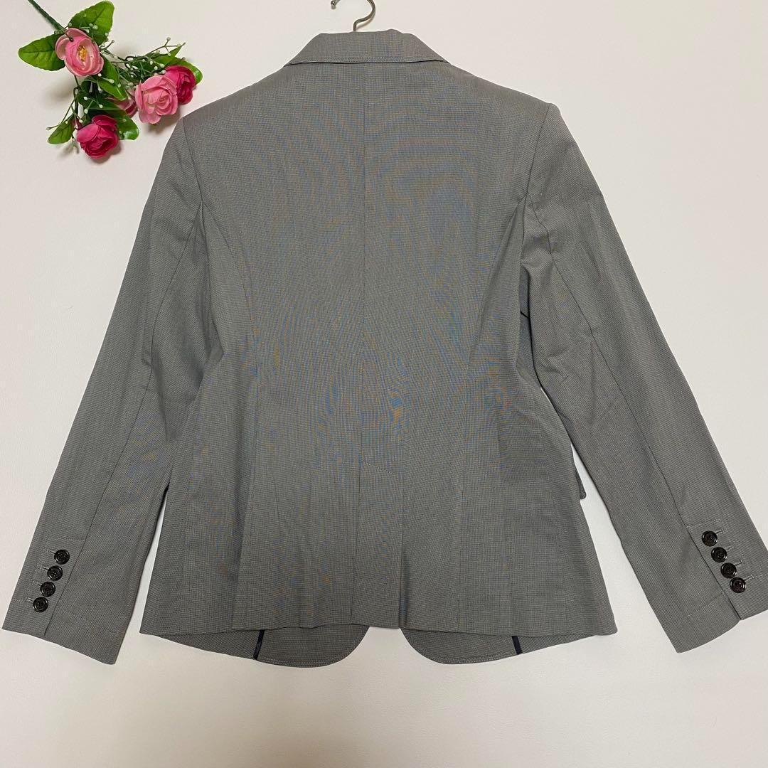 バーバリーロンドン セットアップ パンツスーツ サイズ40 チェック グレー