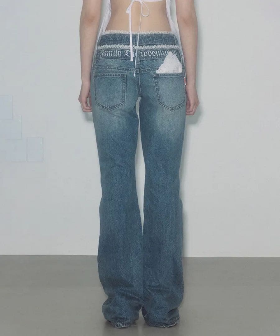 パンツ SCULPTOR Double Waist Boots Cut Denim XS