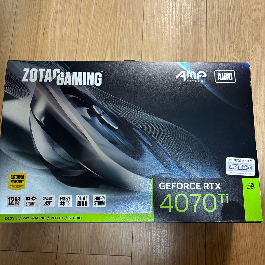 グラフィックボード・グラボ・ビデオカード ZOTAC GAMING AMP GEFORCE RTX 4070 Ti