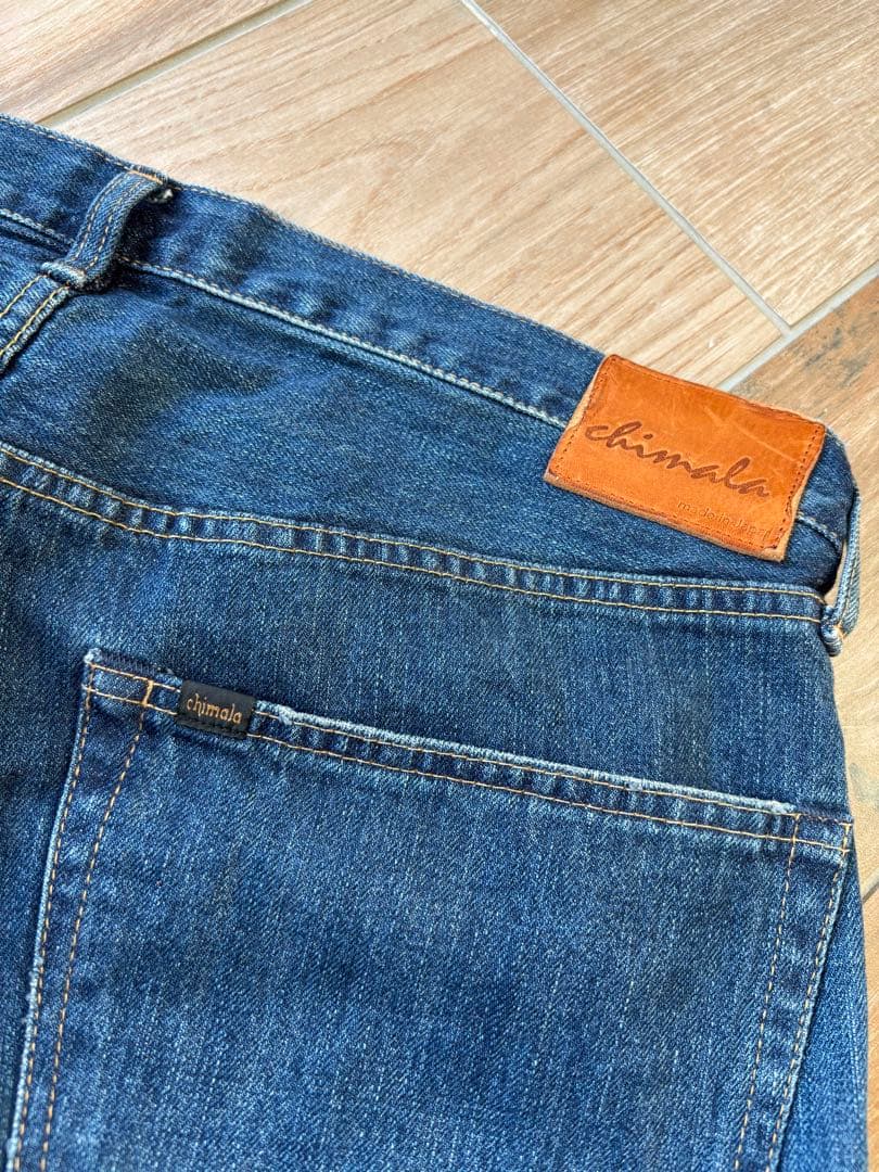 chimala ストレートデニム 38
