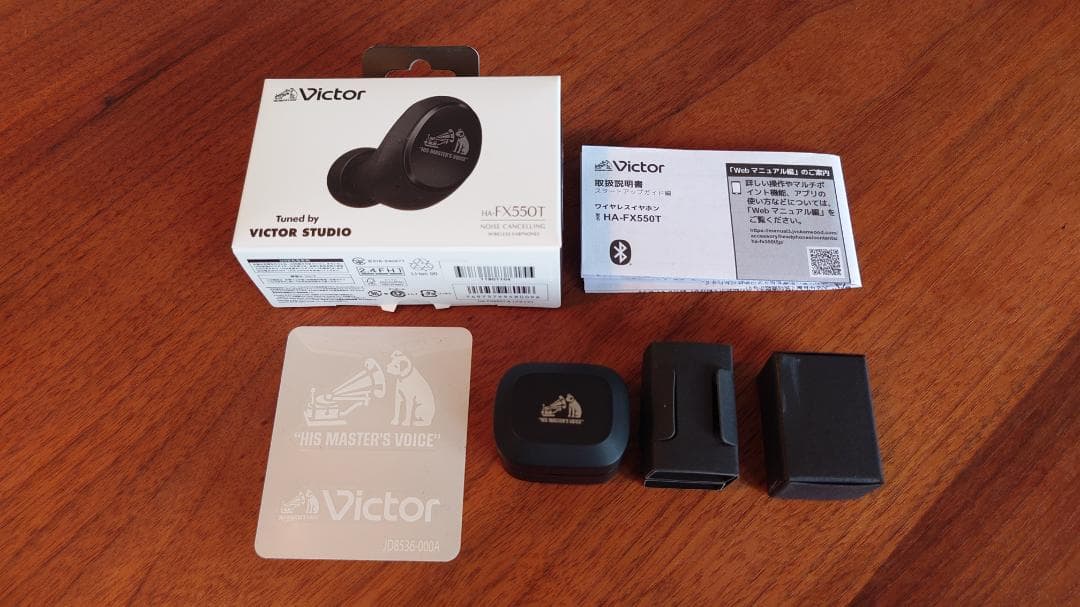 Victor HA-FX550T ワイヤレスイヤフォン ブラック