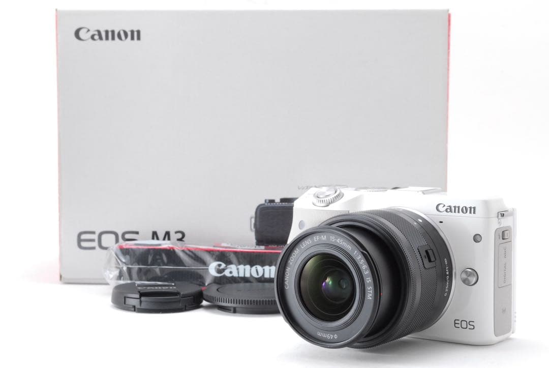 ✨極美品✨キャノン EOS M3❤️Wi-Fi&自撮り❤️小型軽量！