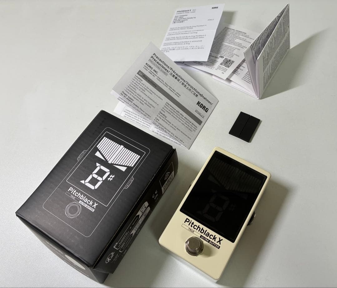 【新品同様】KORG(コルグ) / PB-X CR　ペダルチューナー　限定カラー