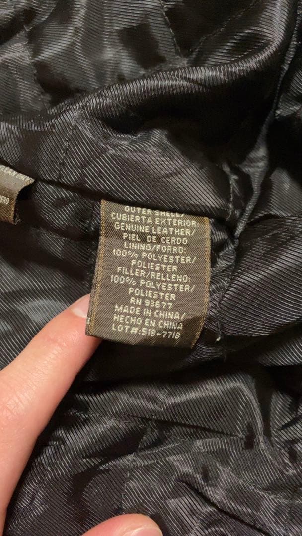 St.John’s Bay 短丈 本革 レザージャケット ダークブラウン