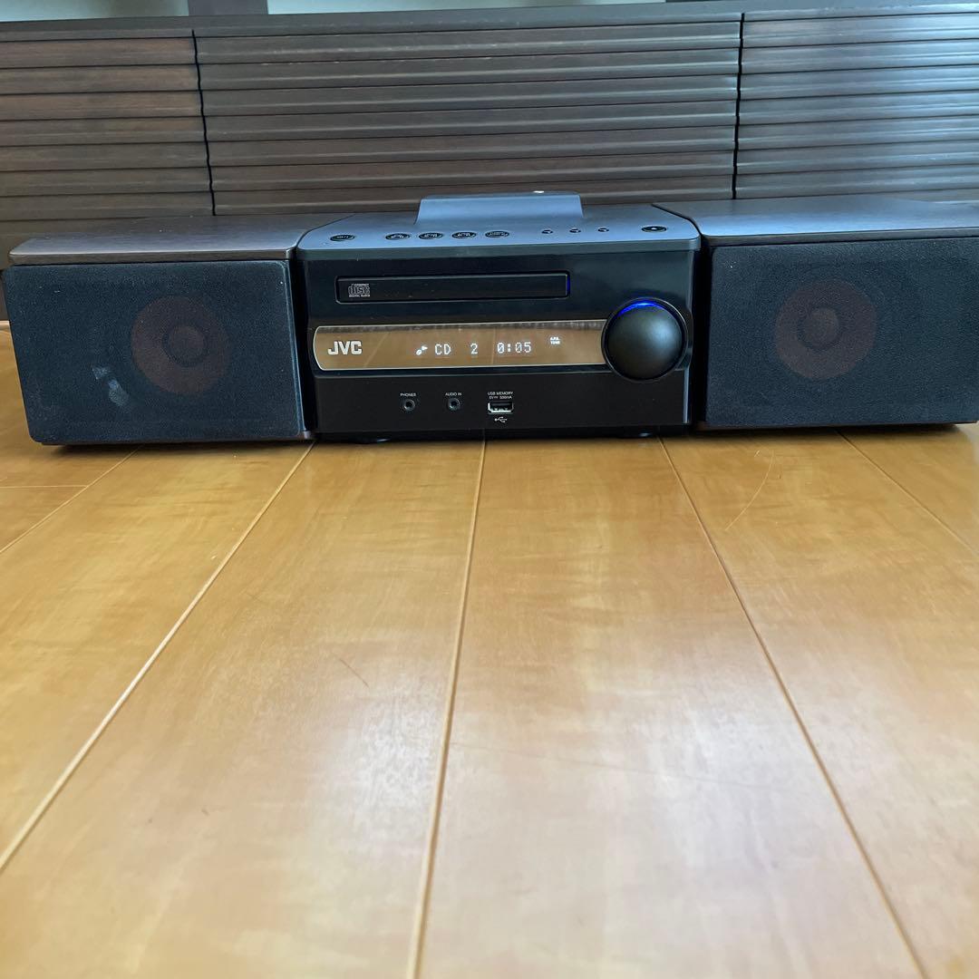 JVC ミニコンポ CDプレーヤー CA-EXS1- B ウッドコーン