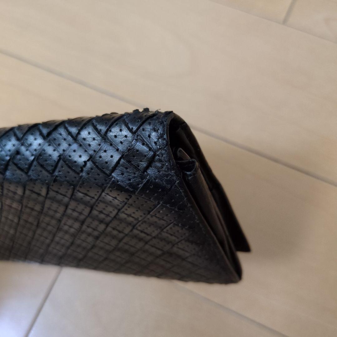 ボッテガヴェネタ イントレチャート 長財布黒