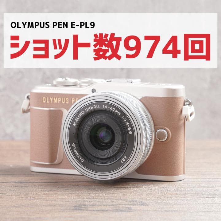 ショット数974回で美品✨自撮り✨OLYMPUS PEN E-PL9　978-1