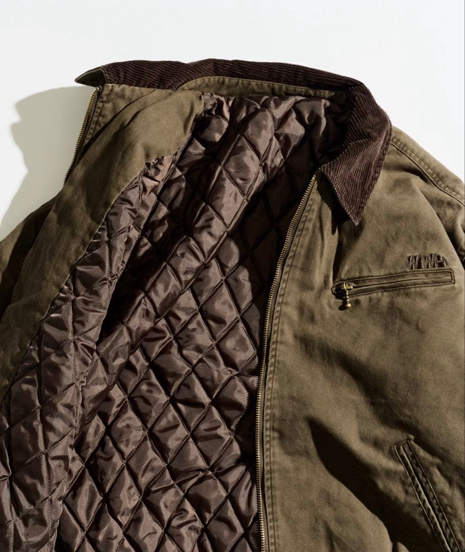 WETTEMPT サルファーダイキルティングツイルブルゾン