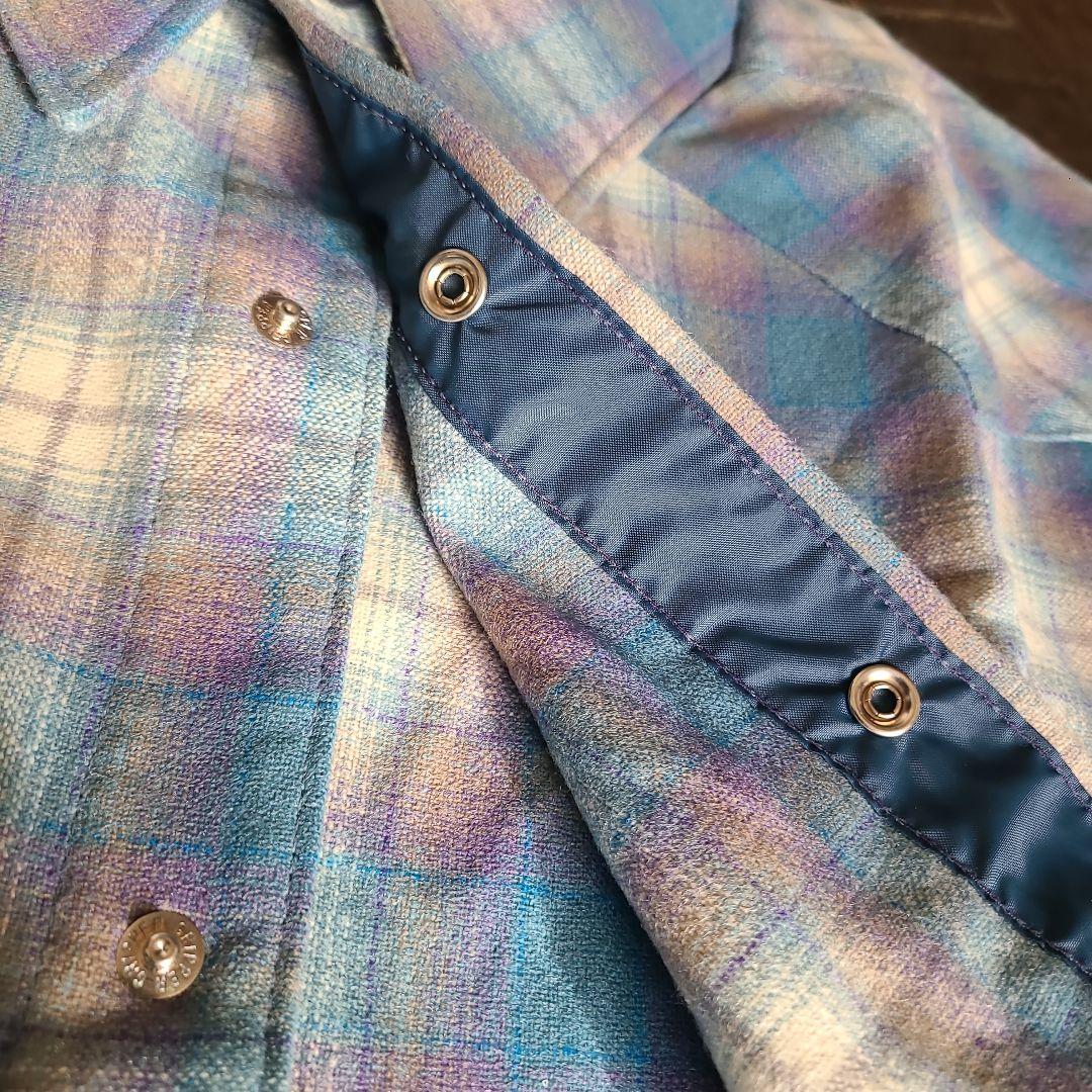Pendleton オンブレチェック　ウエスタンシャツ L ヴィンテージ