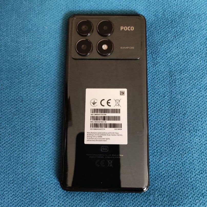 POCO X6 Pro 5G グローバル版 8GB/256GB ブラック本体のみ