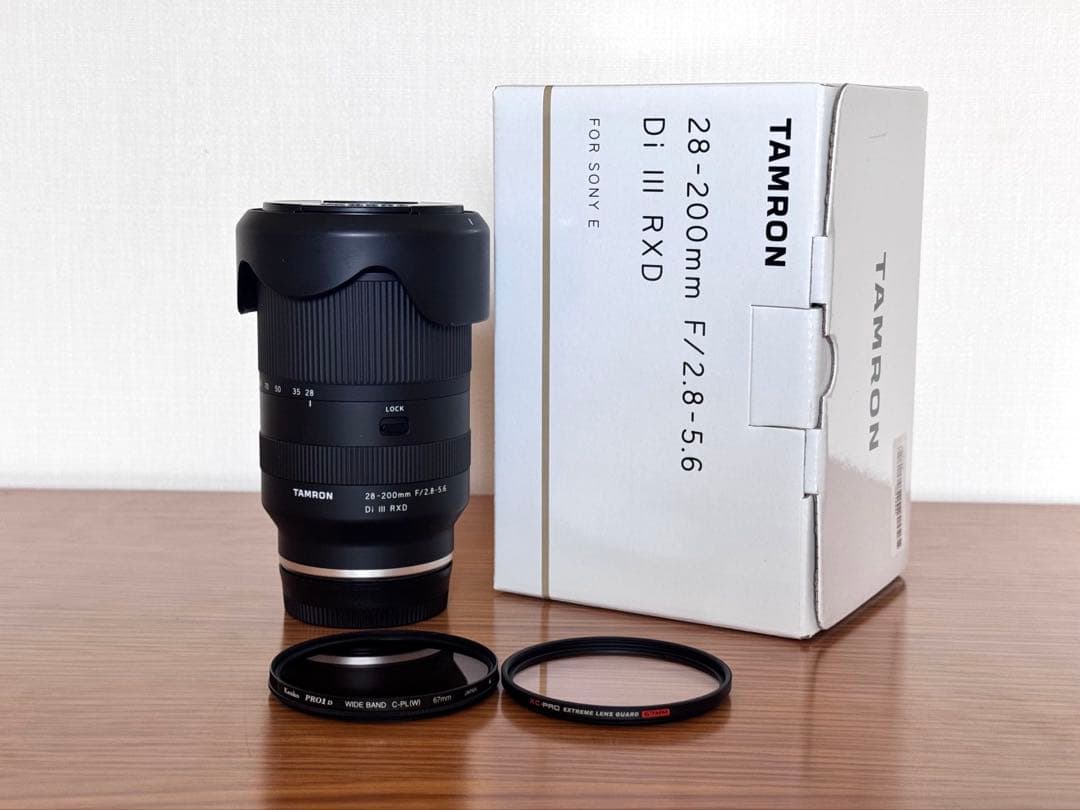 TAMRON 28-200mm F/2.8-5.6 (美品•フィルター3枚付)