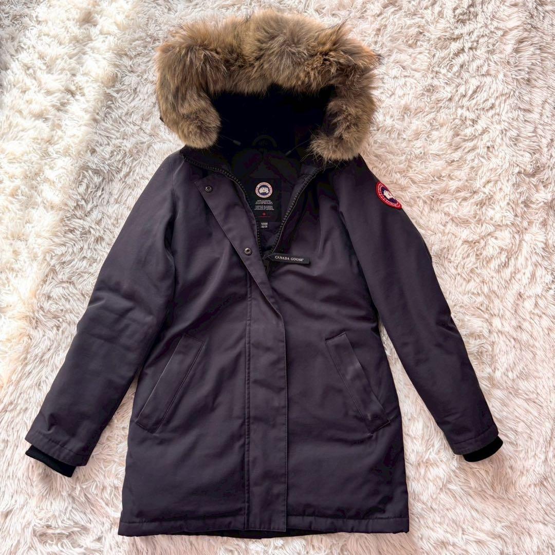 カナダグース　ダウンコート　レディース　ファー　XS