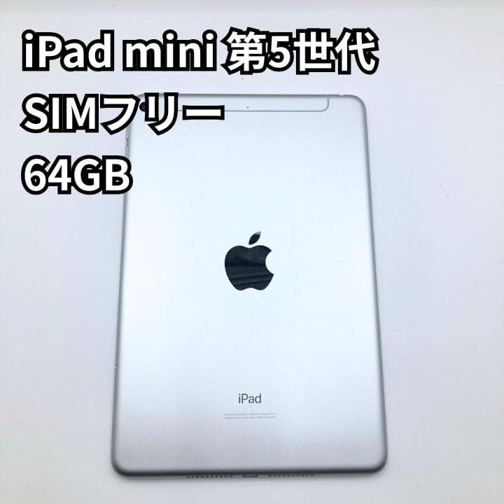 バッテリー良好 iPad mini 5世代 64GB SIMフリー Wi-Fi