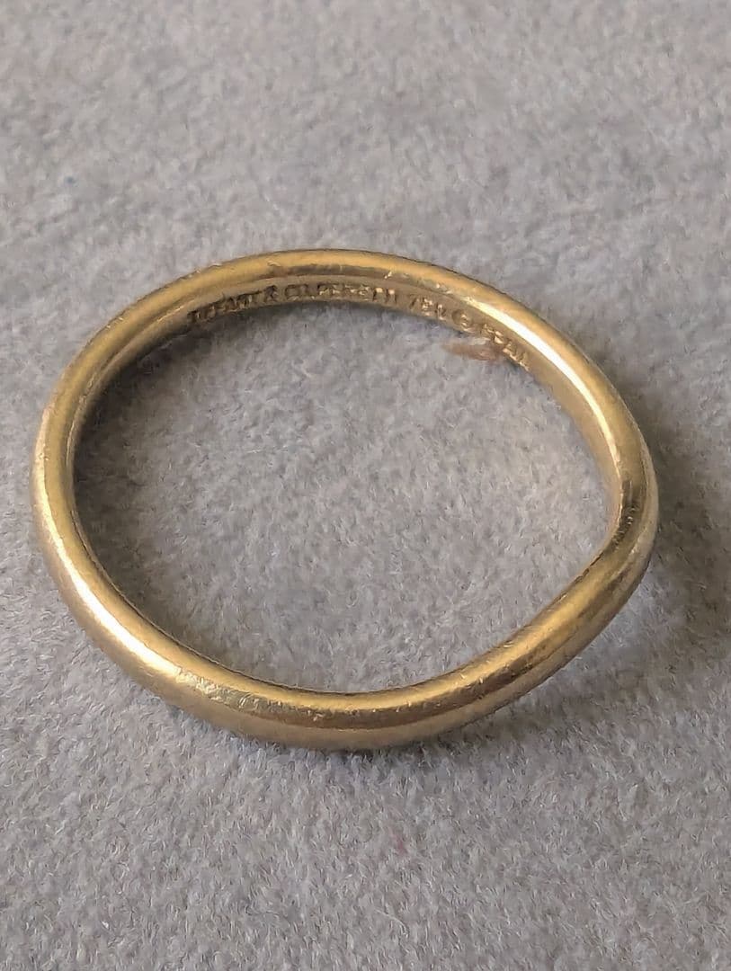 Tiffany&Co. ティファニー リング　カーブド バンド 750　K18