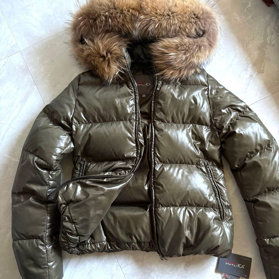 DUVETICA Adhara ダウンジャケット ファー付 38