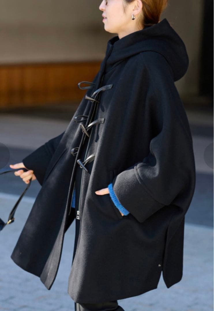 フレームワーク　メルトンダッフルポンチョコート38