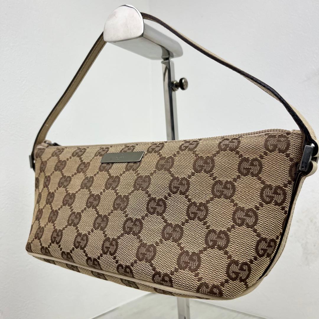 極美品✨ GUCCI グッチ ハンドバッグ アクセサリーポーチ GG キャンバス