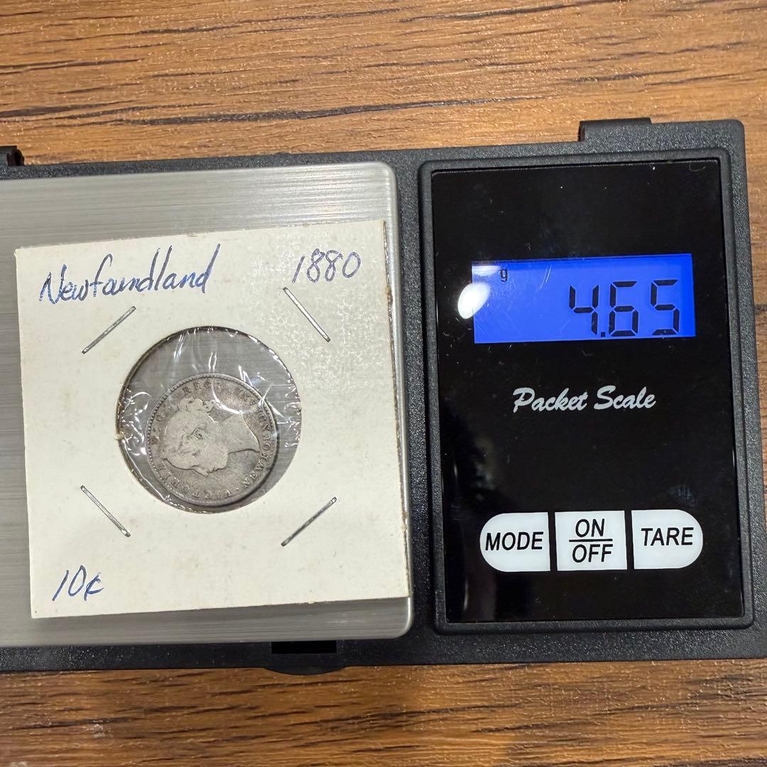 f*i様 No.68 アンティーク 銀貨 5点まとめ ニューファンドランド 5