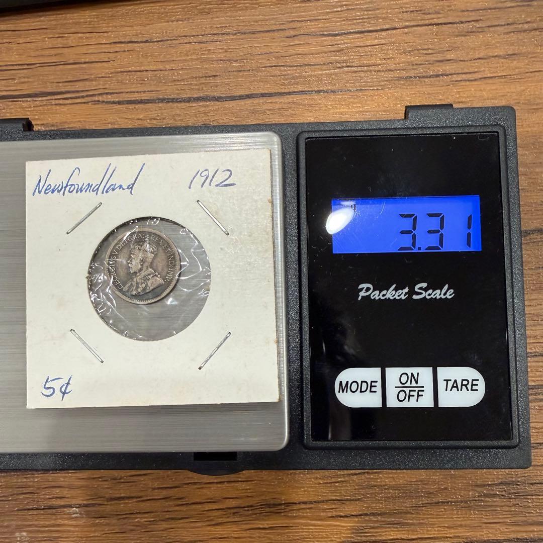 f*i様 No.68 アンティーク 銀貨 5点まとめ ニューファンドランド 5