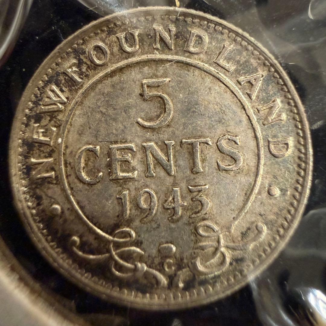 f*i様 No.68 アンティーク 銀貨 5点まとめ ニューファンドランド 5