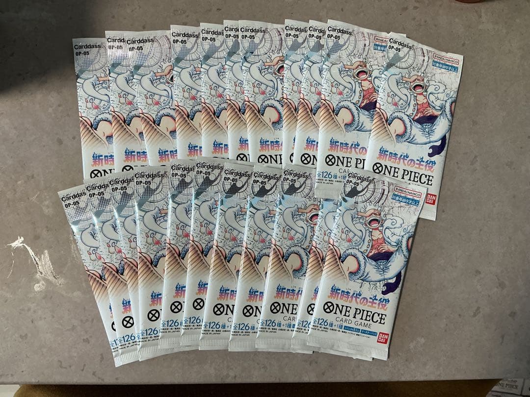 p*o様 ワンピース カードゲーム トレーディングカード 21枚セット