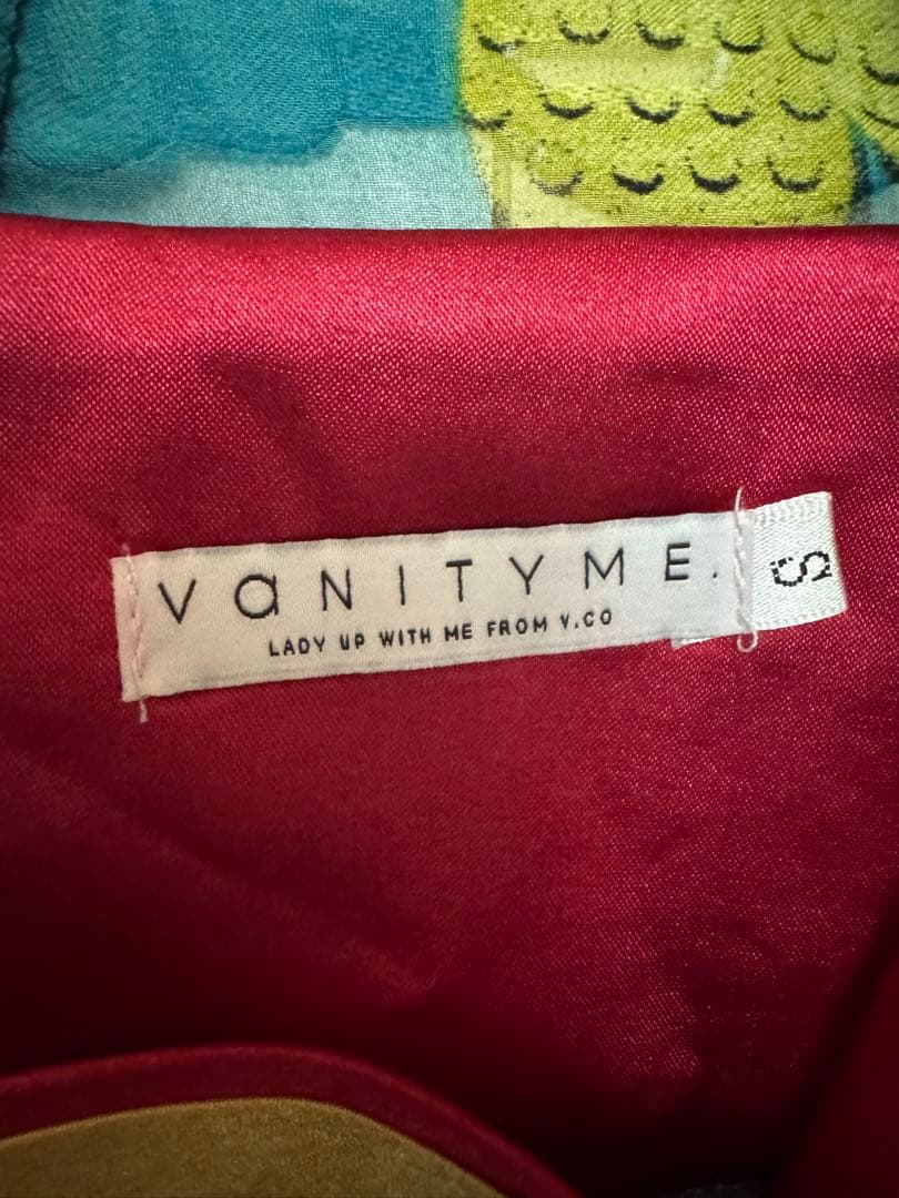 青と赤の花柄和装コスプレ衣装　ハロウィン・ダンス・舞台用に