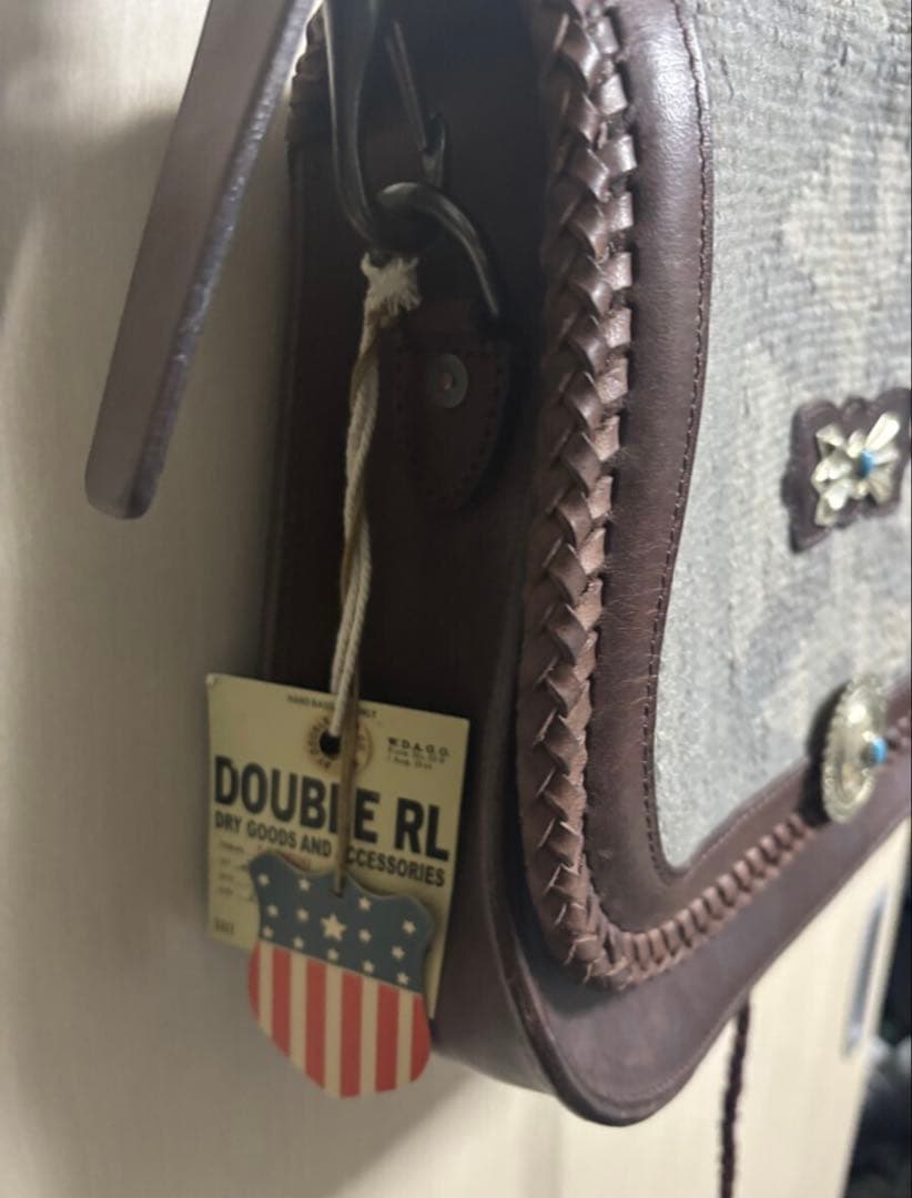 N*3様 RRL INDIAN VINTAGE LEATHER MESSENGE