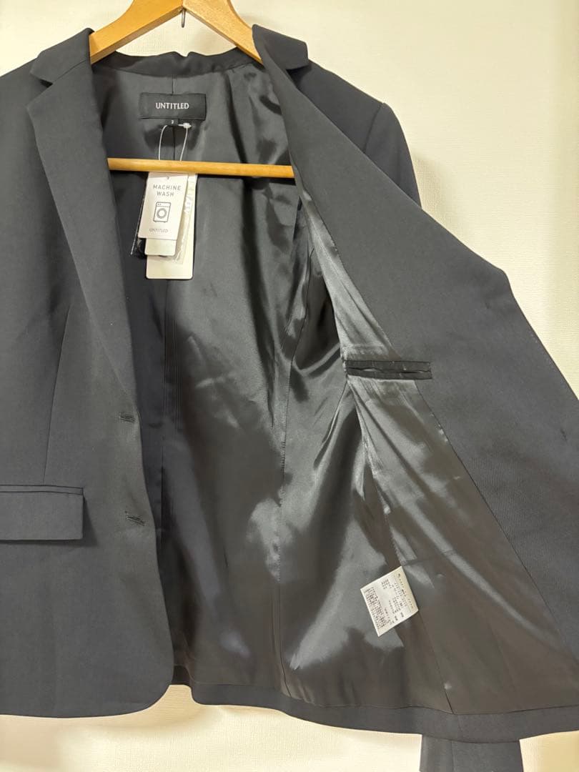 新品✨総額67,100円✨アンタイトル ジャケット スーツ 3点 M 洗濯可