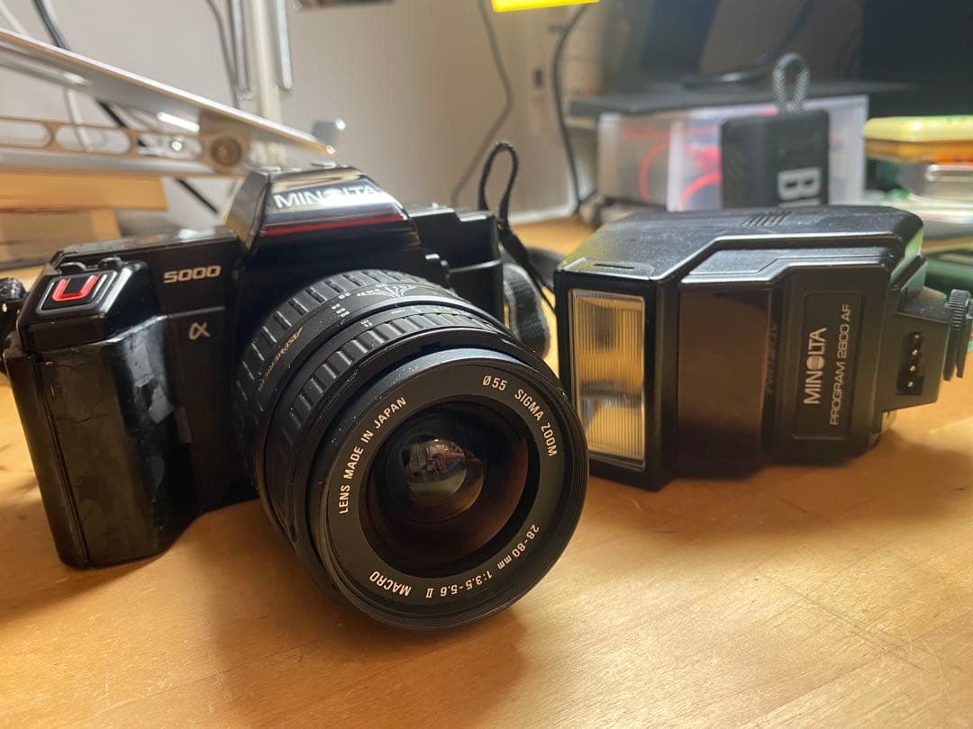 MINOLTA α-5000 一眼レフカメラセット　動作確認済み・作例あり
