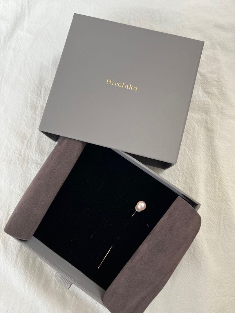 Hirotaka パール アローピアス L K10 真珠 ヒロタカ