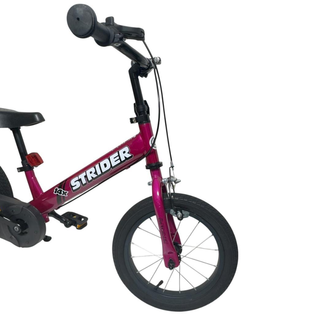 美品　ストライダー キッズバイク STRIDER 14X　フューシャピンク