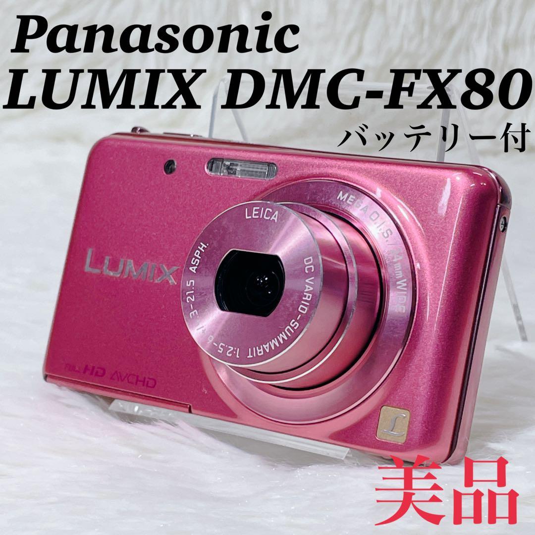 【✨美品✨】Panasonic LUMIX DMC-FX80【✨バッテリー付✨】