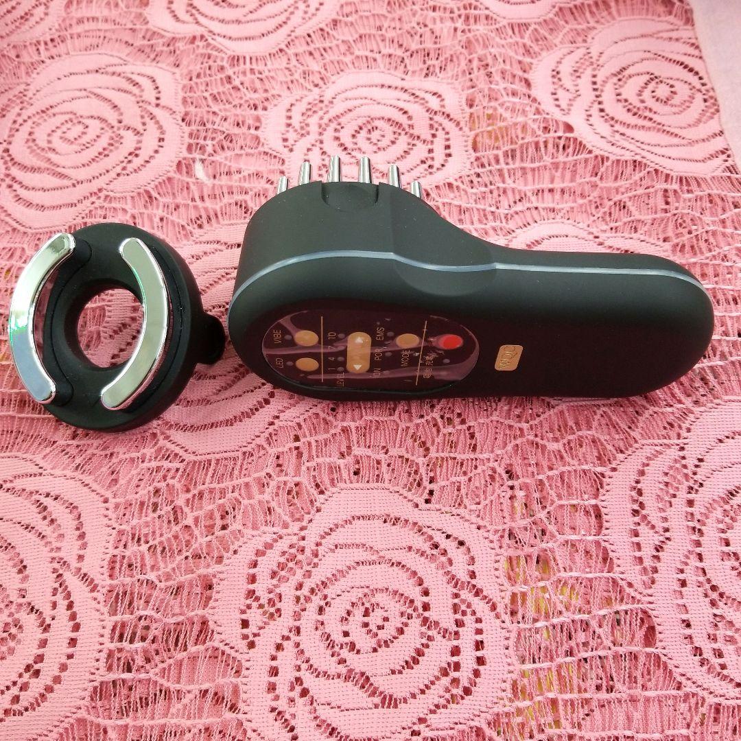 MD-1052-336☆ティレット ブラックイオン導入器 電気バリブラシ 美顔器