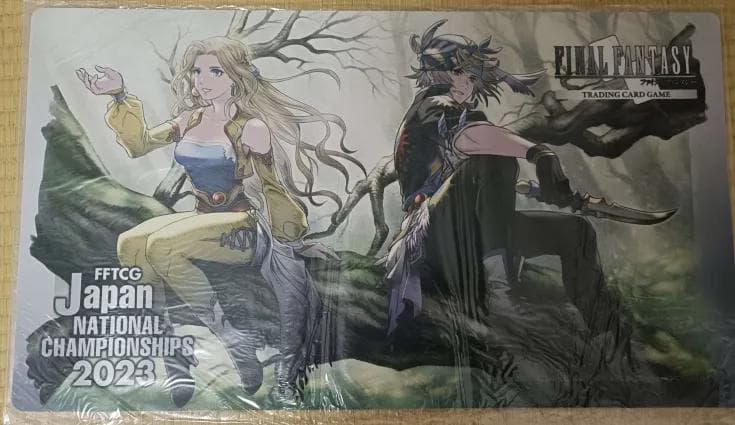 FFTCG ラバー製プレイマット FF6セリス＆ロック