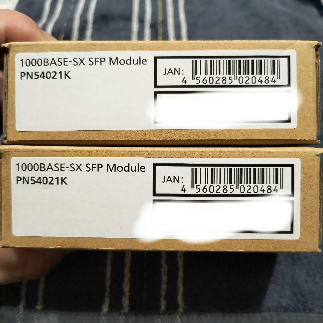 【値下中】1000BASE-SX SFP Module PN54021K 2個