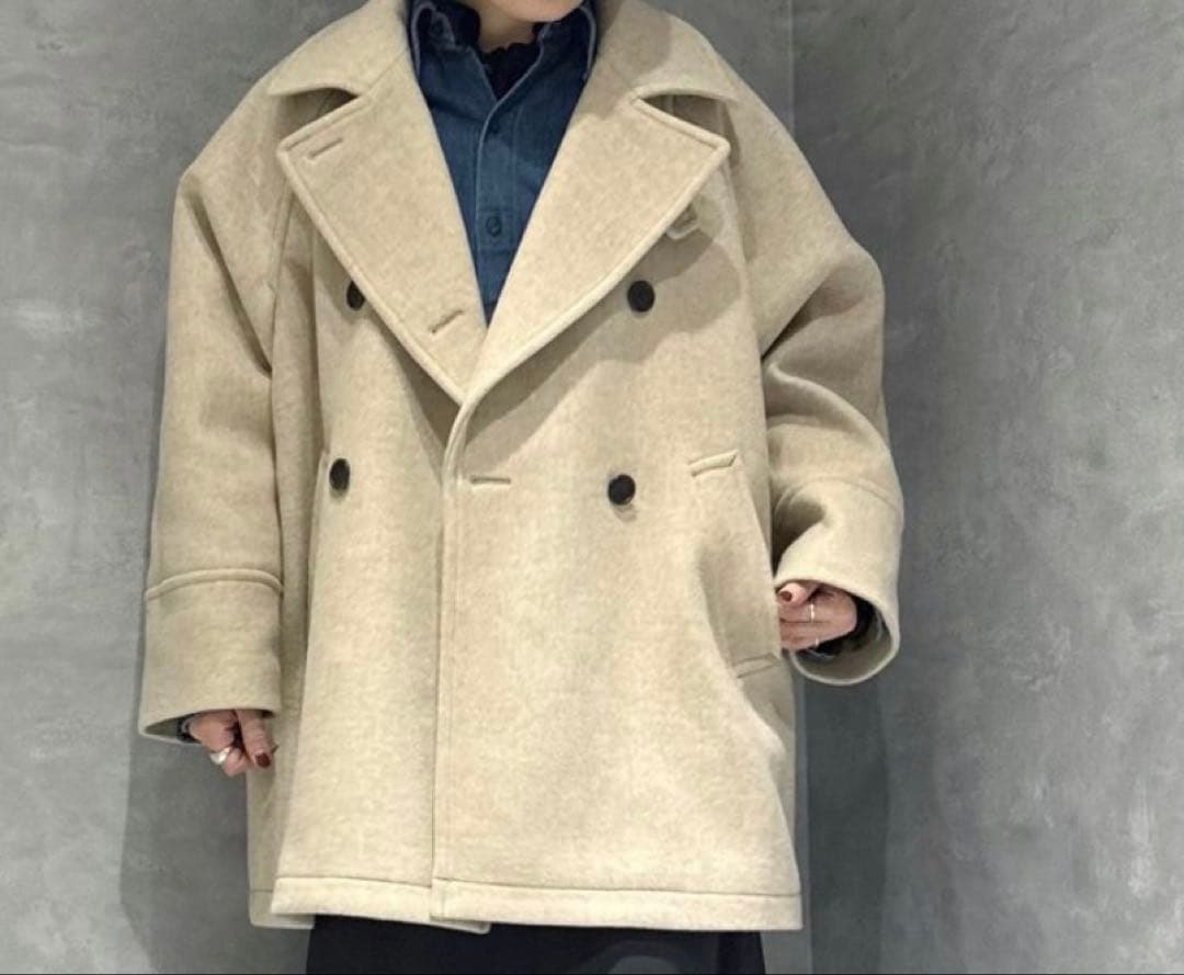 美品　IENA イエナ　ダブルブレストハーフコート