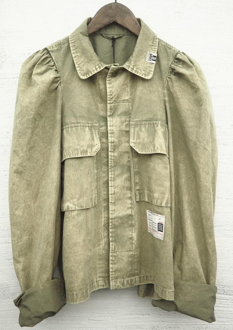 新品 25SS メゾン ミハラヤスヒロ パフスリーブ ジャケット 708P▲