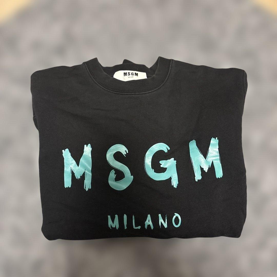 MSGM ブラック トレーナー ティファニー