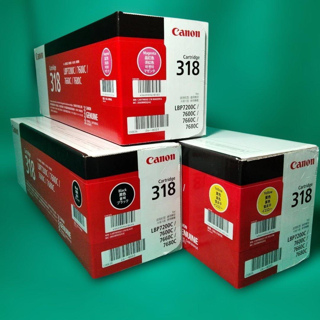 Canon CRG-318 純正トナーカートリッジ3本セット
