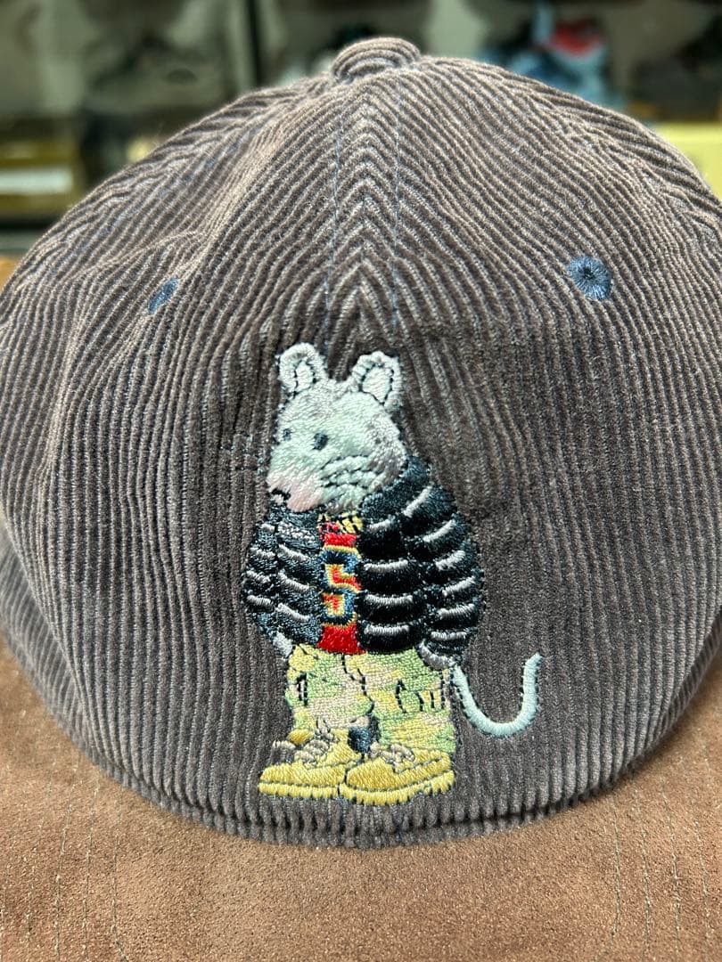 美品！90sオールドステューシー　OLD STUSSY コーデュロイキャップ