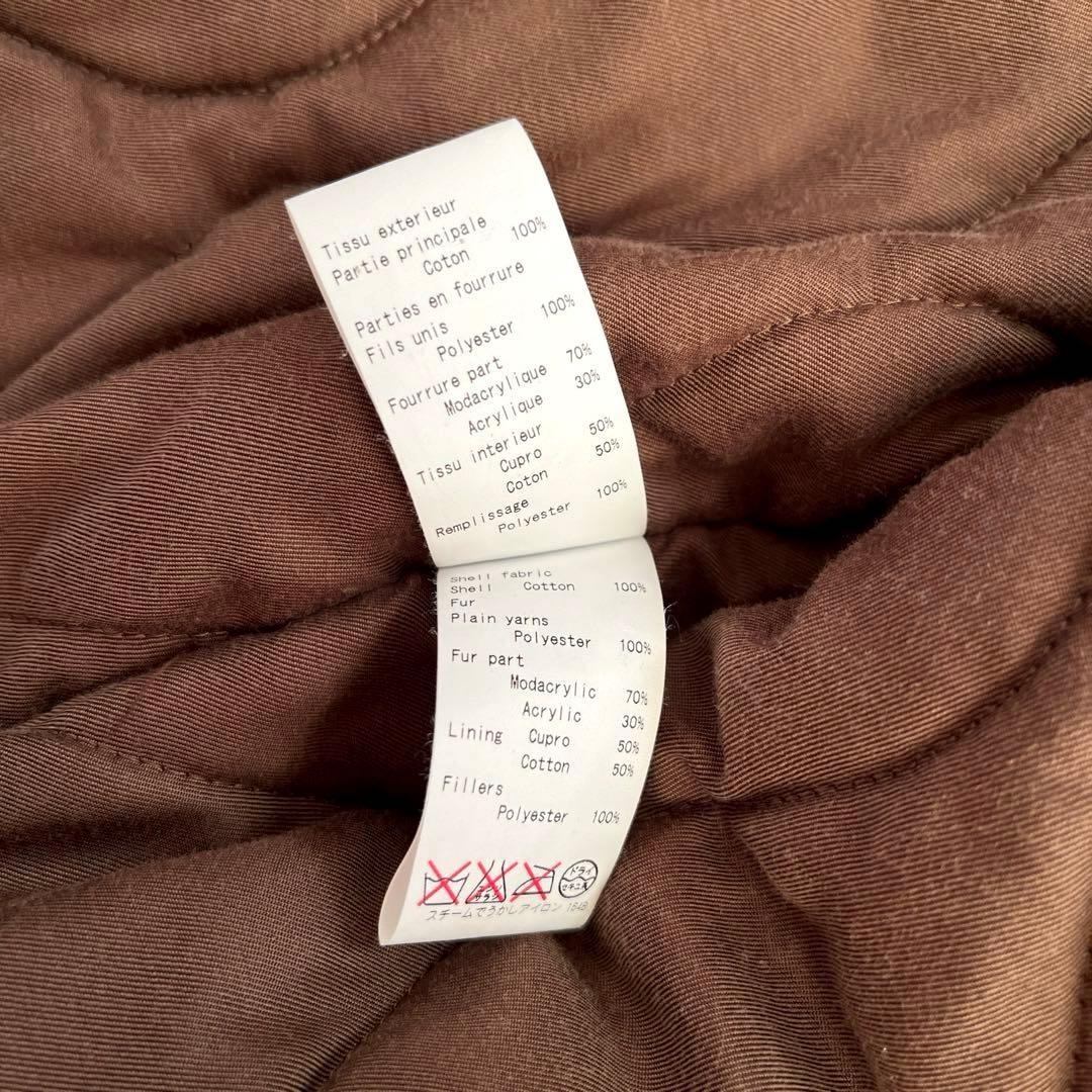 A.P.C. 中綿入り モールスキン モッズコート S オリーブドラブ