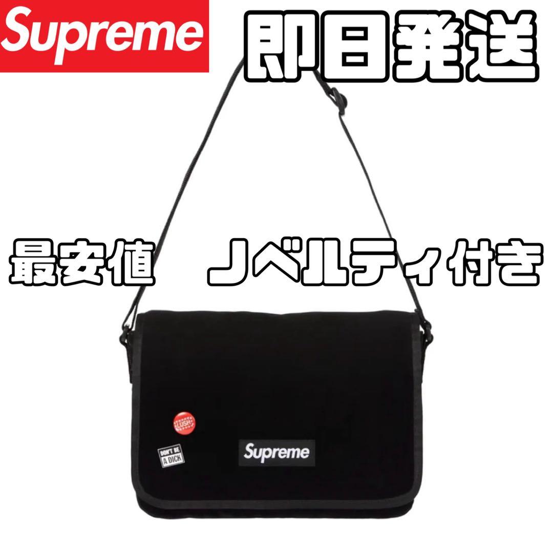 定番　Supreme Velvet Small Messenger Bag