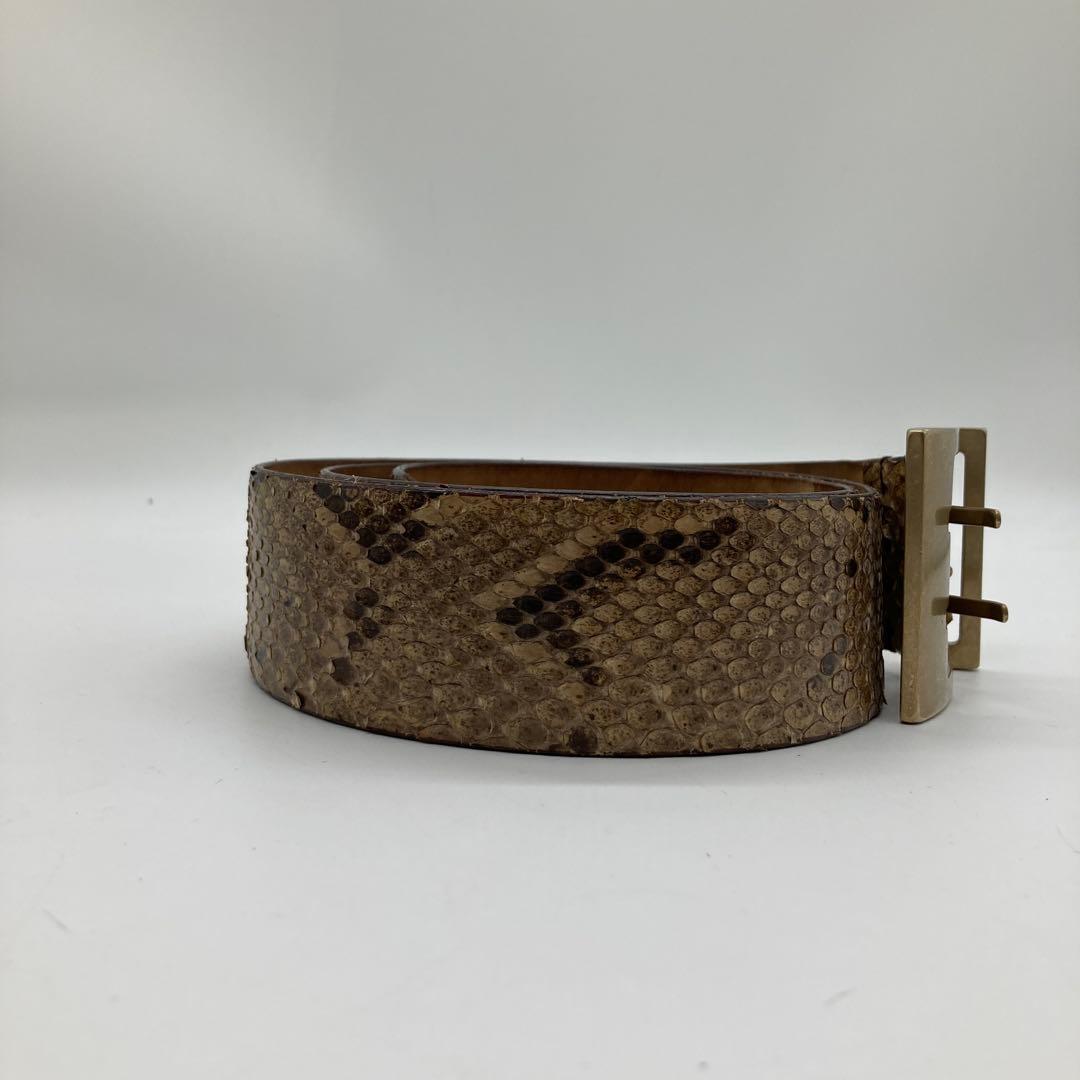 ドルチェ&ガッバーナ ドルガバ ベルト パイソン ヘビ