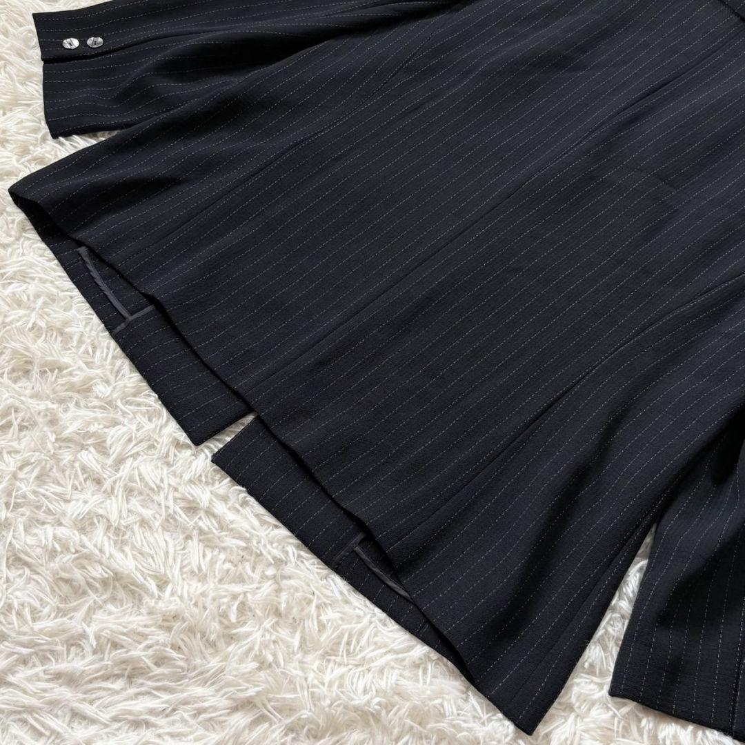 極美品 レリアン スーツ セットアップ ストライプ 春夏用 大きいサイズ 17+