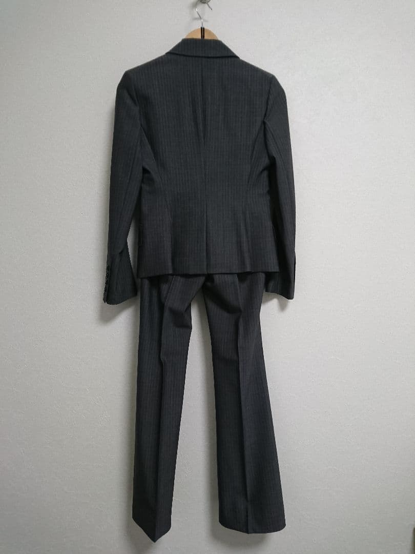 theoryストライプパンツスーツ ジャケット2サイズ　パンツX0