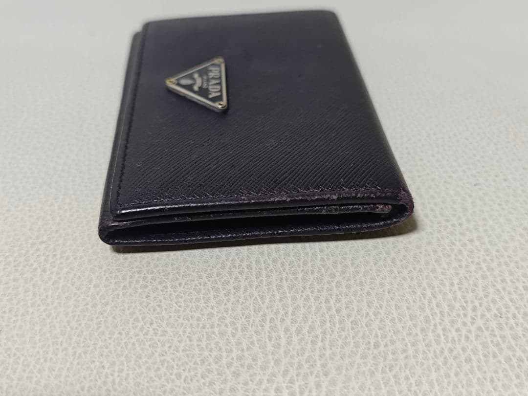 PRADA サフィアーノレザー 名刺入れ 黒